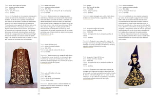 274 275
Título: túnica de nazareno.
Autor: monjas carmelitas calzadas.
Fecha: 1851-1860.
Materia: terciopelo, hilo de oro.
Técnica: bordado.
Descripción: se trata de un rico conjunto compuesto
por túnica de cola y capillo a juego, de color morado.
Toda la falda se encuentra decorada hasta la cintura.
Su ornamentación se desarrolla de manera asimétrica
conformando una trama de tipo naturalista, como un
gran ramo, anudado por un lazo que parte desde la parte
trasera. Entre los motivos flores se distinguen rosas, lirios,
margaritas y pensamientos, siendo las rosas las que mayor
realce adquieren. El uso de la rosa alude a la perfección
y a la belleza física y espiritual. Se mezclan, también,
con diversas hojas, unas carnosas con varias puntas y
otras alargadas y estrechas. Por su parte, el capillo tiene
pequeños bordados en su parte baja, tanto delantera
como trasera.
Título: terno de laVirgen del Carmen.
Autor: monjas carmelitas calzadas.
Fecha: 1896-1925.
Materia: seda, hilo de oro.
Técnica: bordada.
Descripción: Se trata de un rico conjunto de escapulario
y túnica de seda marrón, ribeteados con encaje y con
bordados en hilo de oro. Su profusa ornamentación
hace juego en las dos piezas y combina un doble diseño
simétrico en la túnica y asimétrico en el escapulario.
Priman los elementos vegetales de distintos tipos, como
palmeadas, hendidas o lanceoladas, combinadas con
algunas rocallas asimétricas. En concreto, el escapulario
se caracteriza por las grandes formas en C en distintas
direcciones, terminando sobre el pecho el escudo del
Carmen de la antigua observancia. Pertenece a laVirgen
del Carmen ubicada en el camarín central del retablo
mayor y las monjas lo conocen como “el bueno” o “el de
gala”, estando sin uso desde hace varias décadas.
Título: vestido Niño Jesús.
Autor: monjas carmelitas calzadas.
Fecha: 1896-1925.
Materia: seda, sedas de colores, hilo de oro, lentejuelas.
Técnica: bordada.
Descripción: Vestido enterizo con mangas, ejecutado
seda blanca y ribeteado con encaje dorado. Está bordado
sobre seda blanca con sedas de colores y adornado con
algunas lentejuelas. Su técnica es plana y se desarrollan
unos motivos florales y vegetales muy vistosos por el uso
de colores como el rosa, verde, rojo, violeta y azul. Entre
ellos, destacan dos grandes rocallas apaisadas rellenas
de maya dorada con lentejuelas. Se trata de un estilo
característico del bordado contemporáneo de las monjas
carmelitas, pues el mismo diseño se repite en otras piezas.
Actualmente no se usa.
Título: vestido del Niño Jesús.
Autor: monjas carmelitas calzadas.
Fecha: 1925-1975.
Materia: seda, sedas de colores, hilo de oro.
Técnica: bordada.
Descripción: Vestido enterizo con mangas de seda blanco
y ribeteado con encaje dorado. Su ornamentación sigue
el estilo de las monjas con bordados planos a base de
elementos florales y vegetales muy coloristas. Se usa para
la novena de laVirgen del Carmen.
Título: sudario Crucifijo de Ánimas.
Autor: anónimo.
Fecha: 1801-1850.
Materia: tul, hilo de oro, lentejuelas.
Técnica: rizado, cosido.
Descripción: pequeño sudario a modo de faldellín con
lazada lateral, de tul blanco rematado por encaje de
concha y salpicado de lentejuelas.
Título: atrilera.
Autor: Sor María de San José.
Fecha: 1996-2000.
Materia: sedas de colores.
Técnica: bordado.
Descripción: paño rectangular para cubrir el atril, blanco
bordado con motivos florales y vegetales de colores.
Título: escapularioVirgen del Carmen.
Autor: monjas carmelitas calzadas.
Fecha: 1925-1975.
Materia: terciopelo, hilo de oro, lentejuelas, piedras de
colores.
Técnica: bordado.
Descripción: Escapulario que cuelga sobre el pecho de
la imagen, venerada en el antiguo patio llamado “Petare”,
ribeteado con encaje y bordado con elementos florales y
vegetales mediante la técnica de cartulina.
Título: escapularioVirgen del Carmen.
Autor: monjas carmelitas calzadas.
Fecha: 1925-1975.
Materia: terciopelo, hilo de oro, lentejuelas, piedras de
colores.
Técnica: bordado.
Descripción: Escapulario que cuelga sobre el pecho de
la imagen de laVirgen que se venera en la portería. Está
ornamentado con hojas lanceoladas y multitud de cristales
de diversos colores. EstaVirgen tiene un manto de raso
celeste que usa en la fiesta de la Candelaria y otro blanco
con brocado de flores rosa para el 16 de julio.
 