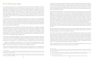 62 63
III. La historia que sigue
Las circunstancias que hemos visto ser el capítulo primero llevado de los documentos de fundación, comienza a
desarrollarse casi inmediatamente. Los primeros momentos de la fundación parece que fueron felices en cuanto al
número de vocaciones. Primer momento en el acto que hemos llamado acta de fundación, encontramos a tres mujeres:
Isabel Méndez, como fundadora a la que acompañaban y tres Hermanas vestidas con el hábito de la Orden que el
documento nombra: Isabel Méndez,56
doncella, de la que dice en el registro de las monjas que “tomó el hábito de edad
de siete años hasta que a su tiempo profesó en el año 1569” de Dña. Esfª, no tenemos constancia en el registro. En el
registro aparece también Mariana de Salazar, que “no consta de su hábito y profesó el 3 de enero de 1567” muriendo
en 3 de abril de 1581. Leonor Franco “no consta hábito, profesó en dieciocho de setiembre en 1551, y murió el 12 de
noviembre de 1582.
El registro de estas dos monjas, fuera del ámbito del año de fundación de este convento nos muestra la posibilidad de
que una de ellas vino de otro monasterio (probablemente de Écija), que sería de las Hermana que instruyeron a Doña
Isabel y a sus acompañantes en la vida carmelita. Doña Isabel profesó el 20 de septiembre de 1567, después de haber
hecho el noviciado y sobre todo, después de haber puesto en orden su hacienda que presentaba algunas irregularidades
y sobre todo una deuda de no pequeño alca.nce: 1500 ducados. Ella con Mariana de Salazar fueron las primeras
monjas profesas del convento de Santa Isabel.
Antes de pasar del monasterio a la actual ubicación de San Pedro profesaron solamente otras dos religiosas: la nombrada
Isabel Méndez Arias y Mencía Cabeza de Baca. En el momento, pues, de ocupar el nuevo local cedido por los duques
formaban la comunidad cuatro religiosas. Hasta final del siglo el número de religiosas que profesaron en el nuevo
convento de San Pedro fueron 23, sin que se produjera ningún deceso, si exceptuamos el de la fundadora, que dejó
este mundo en 1588, en la víspera de Navidad. Nos parece una señal de que las nuevas vocaciones debían ser jóvenes:
Todas ellas fallecieron después de 1620-30 y algunas de una venerable longevidad, como Elvira Reina que profesa en
1581 y muere en 1673, después de haber sido priora en 1658.
Es costumbre en las instituciones religiosas que se efectúen visitas regulares por parte de los superiores mayores. En
nuestro caso las visitas provienen del obispado de Sevilla y tenemos algunos documentos que se refieren a esta actividad:
en 1699 se hará una visita en nombre del Arzobispo Palafox57
. Entre las prescripciones de esta visita referentes a
elementos del culto, vasos sagrados etc. Nos encontramos algunas que nos ha llamado la atención, como por ejemplo:
“Prohibe se canten Villancicos en lengua vulgar, y el 13 en que se mandó usasen de hábitos enteros y tuviessen
uniformadas en los velos de suerte que todos sean obscuros y no transparentes, y que los hábitos que hizieren de aquí
adelante sean de color de la lana de que son texidos, como los de los religiosos Carmelitas”.
Tenemos testimonios de otros monasterios de la Orden en los que era costumbre hacer fiestas y representaciones de
tipo religioso en las festividades principales y especialmente alrededor de Navidad. Restos de esta costumbre son los
56 Isabel Méndez Arias, o Isabel Méndez Concepción era sobrina de la fundadora y su sucesora en el priorato. Si tenía siete años, como dice
el registro, es raro que hiciera su profesión en 1569, cuando tendría unos doce años. Murió el 12 de enero de 1639, si seguimos los cálculos del
registro, a la muerte tendría unos 82 años.
57 Jaime de Palafox y Cardona, hijo de los condes de Ariza (Zaragoza), previamente arzobispo de Palermo hasta 1684 y fallecido en Sevilla
en 1701. Estuvo relacionado con Miguel de Molinos y, al ser condenado este por la inquisición, también tuvo que retractar su antigua amistad
con frases no muy laudatorias de Molinos.
textos que se han conservado y algunos conventos sobre esta actividad58
. El precepto de llevar los hábitos completos, si
corresponde a una costumbre del monasterio, es digno de anotar, y lo mismo del material de que se hacen los hábitos
y los velos. Cuando en los conventos donde no se observaba totalmente la vida común se encontraban estas variedades
de vestimenta que cada monja se preocupaba de obtener y que el convento no lo proveía directamente. Es uno de los
elementos que manifestaban que ya quizás en nuestro convento no se llevaba a cabo una vida perfectamente común.
Pero esto es solamente una sospecha59
.
El siglo XVII fue un siglo abundante en vocaciones, quizás el más de todos los transcurridos en este convento. Hecho
importante en este siglo encontramos en las copias que de los documentos de fundación mandó hacer la sobrina de la
fundadora de 1634. Según hemos visto esta monjas murió a una edad avanzada y, probablemente, como única testigo
de la fundación quiso dejar clara la situación del patrimonio conventual. Para ellos manda hacer copia y verificarla con
intervención de escribanos públicos de todos los documentos de fundación: Escritura de fundación, reclamación de
Fray Juan Méndez, reclamación de los familiares de Doña Isabel y la sentencia sobre ello, y, finalmente, el testamento
de la fundadora. Los problemas suscitados por los familiares de la fundadora y de su sobrina, necesitaban una aclaración
para lo cual esta última hizo revisar y validar todos los documentos en los que se fundaba el patrimonio del convento.
Gracias a estas copias conservamos todavía estos documentos preciosos referentes a la fundación del monasterio.
El siglo siguiente nos proporciona una visión del convento bastante positiva. Del número de habitantes del mismo nos
podemos informar en el cuadro que anteriormente indicamos en el capítulo primero. Tenemos además de este siglo los
datos importantes: el año 1773, el 22 de enero, al referirse a sor Josefa Cuevas anotan que siendo priora puso la vida
en común.
Esta fecha coincide con unos documentos que conservamos en el archivo. En primer lugar encontramos una copia de
algunas de las rúbricas de las “constituciones antiguas”, especialmente la dedicada al cese de la priora, su elección y el
oficio que desempeñaría. Esta copia se hace a petición de la diócesis60
.
Por este mismo tiempo aparece en unos estatutos que manda la diócesis para todas las monjas y que se nos han
conservado junto con las constituciones aludidas. El contenido de tal documento no nos proporciona elemento alguno
sobre la vida del monasterio en este momento. Son una serie de prescripciones de carácter general que pueden aplicarse a
cualquier monasterio de cualquier orden, lo que va muy de acuerdo con un ideal de tipo administrativo que las diócesis
tenían con las monjas que habitaban en ellas, sobre todo si el número de monasterios era excesivo como sucedía en el
arzobispado de Sevilla. La posición de los monasterios fuera de la influencia de su propia Orden era natural que llevará
a estas generalizaciones, e incluso a la provisión de constituciones dadas por los obispos, con independencia total de la
Orden, y a veces confeccionadas por personas ajenas totalmente el monasterio61
.
Tengo la sospecha de algo parecido se intentaba hacer también en el arzobispado de Sevilla y que lleva en 1773 a enviar
al mismo arzobispado un extracto de las constituciones que observaban en Osuna.
58 En el convento de Lieja se hacían representaciones que hoy día son testimonio del dialecto hablado en la ciudad en qué consistían en
pequeña representaciones del estilo que hemos comentado. En algún convento de nuestra provincia se conserva costumbre de hacer también
representaciones de este tipo.
59 Datos obtenidos de documentos usados por Ismael Martínez en algún trabajo presentado las monjas. En el registro aparece en 1773 la
priora Josefa Cuevas, que instauró la vida común, seguramente a raiz del documento aludido anteriormente de D. Ramón Alvarez.
60 A.M.C.O. Archivador 14, carpeta B.
61 Ejemplo de tales constituciones todas tenemos en las concedidas en Granada a las monjas carmelitas por parte del obispado.
 