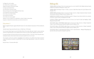 128 129
Bibliografía
AYARRA JARNE, José Enrique: Historia de los grandes órganos de coro de la catedral de Sevilla, Madrid, Dirección General
de Bellas Artes, Ministerio de Educación y Ciencia, 1974.
AYARRA JARNE, José Enrique: El órgano en Sevilla y su provincia, Sevilla, Obra Cultura de la Caja de Ahorros de San
Fernando, 1978.
AYARRA JARNE, José Enrique: Órganos en la provincia de Sevilla. Inventario y catálogo, Consejería de Cultura, Centro de
Documentación Musical de Andalucía, Junta de Andalucía, 1998.
BARRERO BALANDRÓN, José María y DE GRAAF, Gerard A.C.: El órgano de Santa Marina la Real de León y la familia
de Echavarría, organeros del Rey, Universidad de León, 2004.
CASTILLO UTRILLA, María José del: El convento de San Francisco Casa Grande de Sevilla, Arte Hispalense, Sevilla,
Diputación Provincial, 1988.
CEA GALÁN, Andrés y CHÍA TRIGOS, Isabel: Órganos en la provincia de Cádiz. Inventario y Catálogo, Consejería de
Cultura, Centro de Documentación Musical de Andalucía, Junta de Andalucía, 1995.
CEA GALÁN, Andrés y CHÍA TRIGOS, Isabel: Órganos en la provincia de Córdoba. Inventario y Catálogo, Consejería de
Cultura, Centro de Documentación Musical de Andalucía, Junta de Andalucía, 2011.
CEA GALÁN, Andrés: “Un orgue flamand pour Panama en 1621 et autres documents”, Mélanges d’Órganologie pour
Jean-Pierre Felix, Jean Ferrard (ed.), Bruselas, Sic asbl, 2013.
Sor Milagros de Sn. José Castellano.
Sor Cecilia de la Pma. Concepción Loustao.
Organista Sor Josefa de la Presentación González.
Sor Amparo de la Natividad Martín.
Sor Carmen del Smo. Sacramento Garrido.
Hermana Sor Rosario de Sta. [María Magdalena de] Pazzis Condes.
Hª Sor Manuela del Corazón de Jesús Martínez.
Hª Sor Dolores de Sta. Eufrasia Sevillano.
Hª Sor Josefa de Sta. Rita Bueno.
Hª Sor Dolores de la Asunción Aguilar.
Suplicamos a la que este papel lea rese un deprofundis en caridad en sufragio de nuestras almas.
Se gastaría en componerlo unos dos mil reales, que se reunió con las lavores (sic).
Documento 3
Informe autógrafo del maestro organero Bertrand Cattiaux tras la visita realizada al instrumento el 30 de noviembre de
2006.
[Membrete impreso] Orgues atelier Bertrand Cattiaux. La Vidalie Haute, 19120 Liourdes.
J’ai eu l’occasion d’etudier l’orgue du couvent de San Pedro d’Osuna le 30 novembre 2006, grâce á Andrés Cea, dans le cadre d’une
recherche sur l’orgue flamand que je mène actuellement afin de construire une copie de l’orgue Langhedul du musée d’Evreux (F).
Cet orgue de San pedro est du premier intérêt pour la facture européenne des 16éme et 17éme siècles. Il mérite le plus grand respect,
la plus grande attention et doit ètre préservé dans son état actuel en attendant le jour ou il sera restauré.
Cette restauration, qui devra être scrupuleuse et trés prudente, devra être réalisée par un des mellieurs facteurs d’orgues restaurateurs
européen. Elle permettra de redécouvrir une page majeure de la facture d’orgue hispano-flamande. La portée d’un tel travail sera
mondiale.
Bertarnd Cattiaux, le 1 décembre 2006 [rúbrica]
 