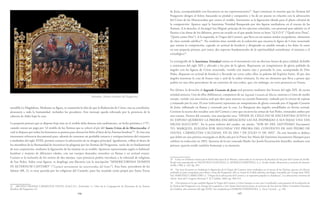 146 147
de Jesús, acompañándole con frecuencia en sus representaciones33
. Aquí constituye la oración que las Ánimas del
Purgatorio dirigen al Señor, buscando su piedad y compasión; y ha de ser puesta en relación con la advocación
del Cristo de las Misericordias que centra el retablo. Interesante es la figuración ideada para el plano celestial de
la composición. Aparece aquí la Santísima Trinidad flanqueada por dos figuras mediadoras en el rescate de las
Ánimas. A la derecha, el Arcángel San Miguel; príncipe de los ejércitos celestiales, con potestad para admitir en el
Paraíso a las almas de los difuntos, porta un escudo en el que puede leerse su lema “Q.S.D.S” (“Quid sicut Deus”,
“Quién como Dios”). A la izquierda, la Virgen del Carmen, que lleva en sus manos sendos escapularios, elementos
de claro sentido salvífico34
. No tendrían éstos sentido sin la redención que encarna la figura de Cristo resucitado
que remata la composición, captado en actitud de bendecir y dirigiendo su amable mirada a los fieles Se unen
en esta pequeña pintura, por tanto, dos aspectos fundamentales de la espiritualidad carmelitana: el mariano y el
cristológico35
.
La iconografía de la Santísima Trinidad cuenta en el monasterio con un discreto lienzo de poca calidad, fechable
a comienzos del siglo XIX y ubicado a los pies de la iglesia. Representa un rompimiento de gloria poblado de
ángeles con las figuras de Cristo resucitado, vestido con manto rojo y portando la cruz, acompañado de Dios
Padre, dispuesto en actitud de bendecir y llevando un cetro; sobre ellos, la paloma del Espíritu Santo. Al pie, dos
ángeles muestran la cruz de brazos rojo y azul de la orden trinitaria. Es éste un elemento que lleva a pensar que
podría ser una obra procedente de un convento de esta orden, que, sin embargo, no tuvo presencia en Osuna.
Por último, la devoción al Sagrado Corazón de Jesús está presente mediante dos lienzos del siglo XIX, de escasa
entidad artística. Uno de ellos (biblioteca), compañero de un Sagrado Corazón de María, muestra a Cristo de medio
cuerpo, vestido con una túnica azul que abre para mostrar su corazón llameante, rodeado por la corona de espinas
y rematado por la cruz. El otro (refectorio) representa un rompimiento de gloria centrado por el Sagrado Corazón
de Jesús, inflamado en llamas y coronado por la cruz. Lo flanquean dos ángeles arrodillados en devota actitud.
Coronan la escena dos escudos: uno del Carmen y otro que encierra las armas de San Pedro, rematados ambos por
una corona. Dentro del corazón, una inscripción reza: “DESDE EL CIELO DO SE ENCUENTRA/ JUNTO A
SU ESPOSO QUERIDO/ LA PRIORA ENCARNACION/ LES HÁ INSPIRADO A SUS HIJAS/ UNA TAN
DIGNA ELECCION”. En la parte inferior del cuadro, un rótulo: “Sor Mª Del Santísimo S(acramen)
to. Marques, elegida por segunda/ vez Priora del Convento de San Pedro de
Osuna. Carmelitas/ Calzadas. En el dia 7 de Julio (?) de 1892”. De este leyenda se deduce
que debió ser una pintura encargada en dicho año por la Priora Sor María del Santísimo Sacramento Marqués para
celebrar su reelección en 1892. Sucesora de la tan venerada Madre Sor Josefa Encarnación Amarillo, mediante esta
pintura, querría rendir también homenaje a su memoria.
33 Como en el famoso retrato que le hiciera fray Juan de la Miseria, conservado en el convento de descalzas de San José del Carmen de Sevilla.
Puede verse reproducido en VALDIVIESO GONZÁLEZ, E.-MORALES MARTÍNEZ, A. J.: Sevilla Oculta. Monasterios y conventos de clausura,
Sevilla, 1980, p. 249, fig. 263.
34 Fue muy frecuente en Andalucía la figuración de la Virgen del Carmen como mediadora en el rescate de las Ánimas, gracias a la eficacia
atribuida al santo escapulario para librar a éstas del Purgatorio; ello en virtud de la Bula sabatina, privilegio concedido por el papa Juan XXII.
Vid. MARTÍNEZ CARRETERO, I.: “Origen de la advocación del Carmen y su expansión popular en Andalucía”, Las advocaciones marianas de
Gloria. Actas del I Congreso Nacional, T. II, Córdoba, 2003, pp. 308-314.
35 Otra pintura en la que también figuran la Virgen del Carmen y Cristo (aunque en este caso Crucificado) como garantes de la redención de
las Ánimas del Purgatorio es la Entrega del escapulario a San Simón Stock perteneciente al convento de San José de Padres Carmelitas Descalzos
de Córdoba, obra anónima del siglo XVIII. Fue estudiada por DOBADO FERNÁNDEZ, J.: Decor Carmeli..., p. 230.
arrodilla La Magdalena. Mediante su figura, se transmitía la idea de que la Redención de Cristo, tras su crucifixión,
alcanzaría a toda la humanidad, incluidos los pecadores. Este mensaje queda reforzado por la presencia de la
calavera de Adán bajo la cruz.
La pequeña pintura que se dispone bajo ésta en el retablo debe datarse más tardíamente, en fecha próxima a 1757,
cuando consta un pago por “el retablo de las Ánimas que se colocó al pie del Santo Cristo de la Misericordia, el
cual se dispuso por todos los hermanos se pusiera para alentar los fieles al bien de las Ánimas benditas”32
. Es ésta una
interesante referencia documental pues, además de constatar un probable renuevo y enriquecimiento del conjunto
a mediados del siglo XVIII, permite conocer la advocación de su imagen principal. Igualmente, refleja el deseo de
los miembros de la Hermandad de incentivar las plegarias por las Ánimas del Purgatorio, razón de ser fundamental
de esta corporación, mediante la figuración de las mismas en su retablo. Aparecen representadas según es habitual:
hombres y mujeres de diferentes edades, con sus cuerpos desnudos envueltos en llamas y en actitud orante.
Curiosa es la inclusión de los rostros de dos monjas, cuya presencia podría vincularse a la voluntad de religiosas
de San Pedro. Sobre estas figuras, se despliega una filacteria con la inscripción “Misericordias Domini
in aeternum cantabo” (“Cantaré eternamente las misericordias del Señor”). Esta frase, procedente de los
Salmos (88, 2), es muy querida por los religiosos del Carmelo, pues fue asumida como propia por Santa Teresa
32 ARCHIVO MONJAS CARMELITAS OSUNA (A.M.C.O.). Archivador 11. Libro de la Congregación de Hermanos de las Ánimas
Benditas del Purgatorio, s/f.
Anónimo. Ánimas benditas del Purgatorio.
 