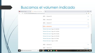 Buscamos el volumen indicado
 