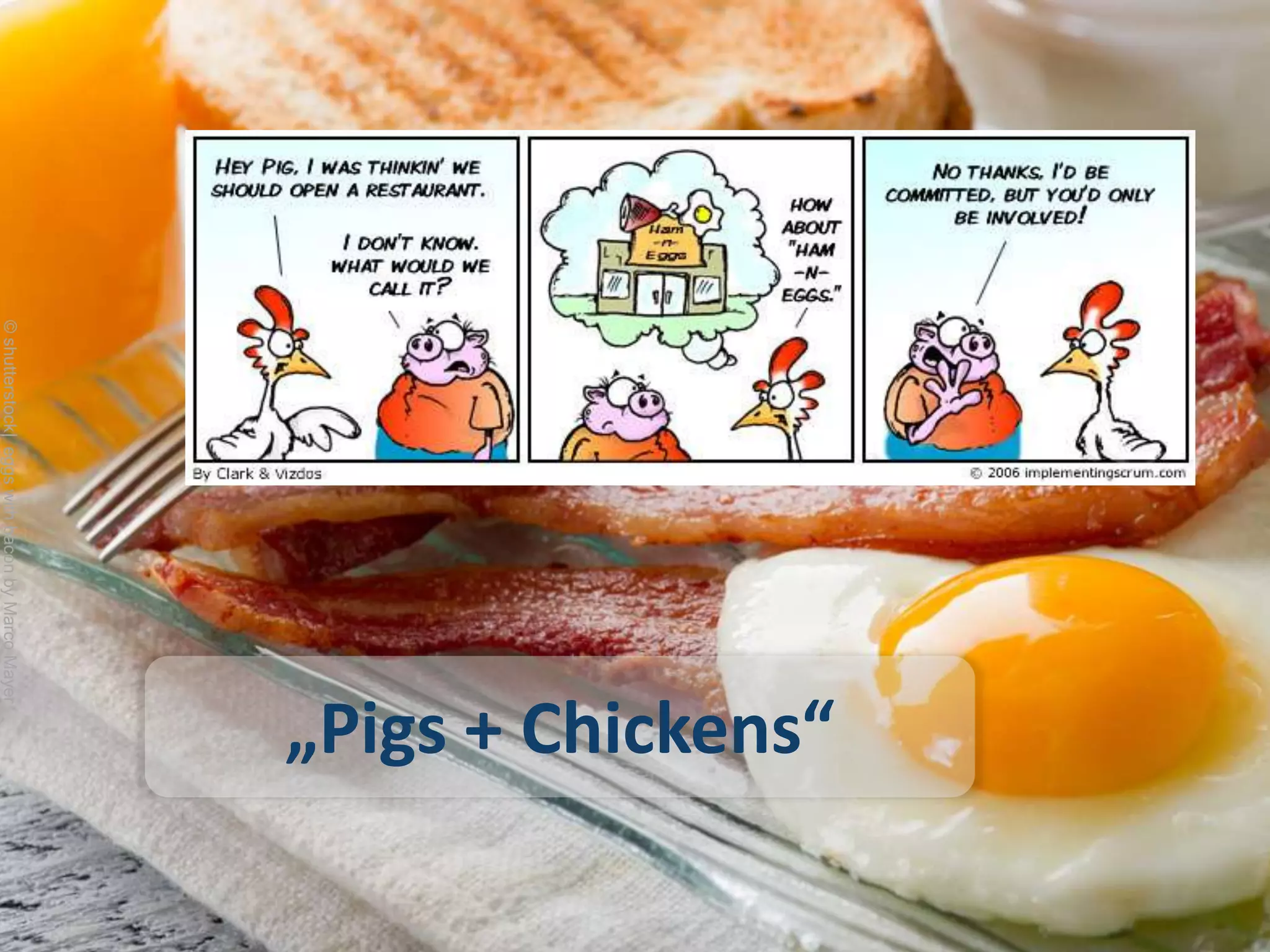 Kapitelname
© shutterstock| eggs with bacon by Marco Mayer




                                                                „Pigs + Chickens“

                                                 Dialog Data & SOPHIST    Scrum     1 – Seite 16
 