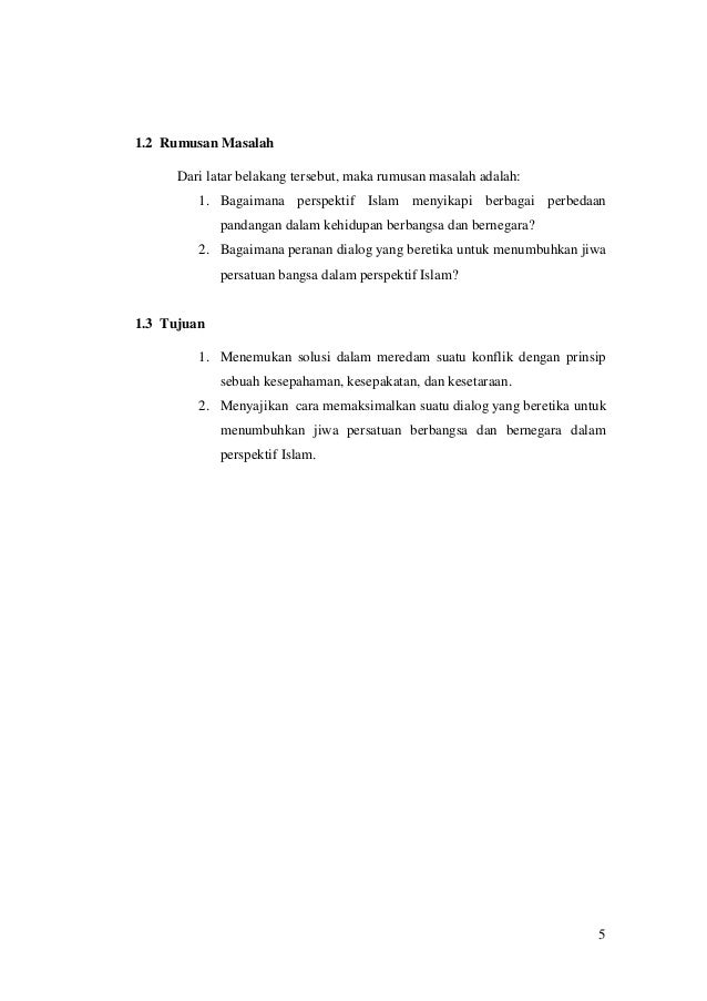 Dialog Etika Dalam Pemersatu Bangsa