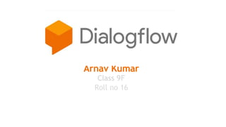Arnav Kumar
Class 9F
Roll no 16
 