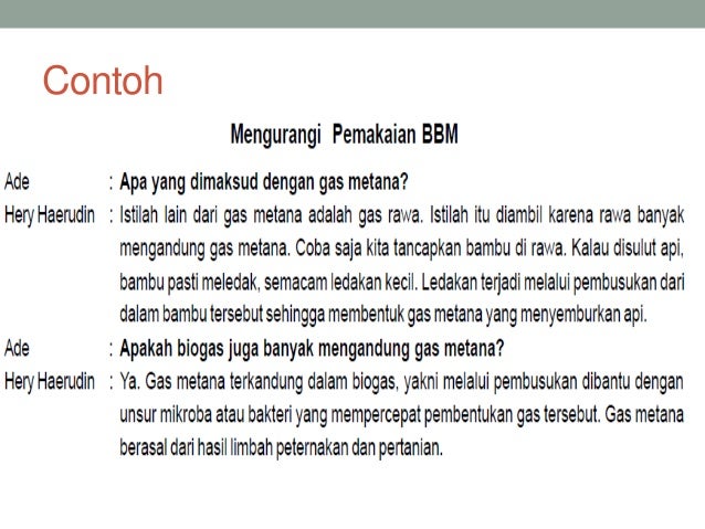 Contoh Teks Dialog Interaktif 5 Orang Berbagai Teks Penting