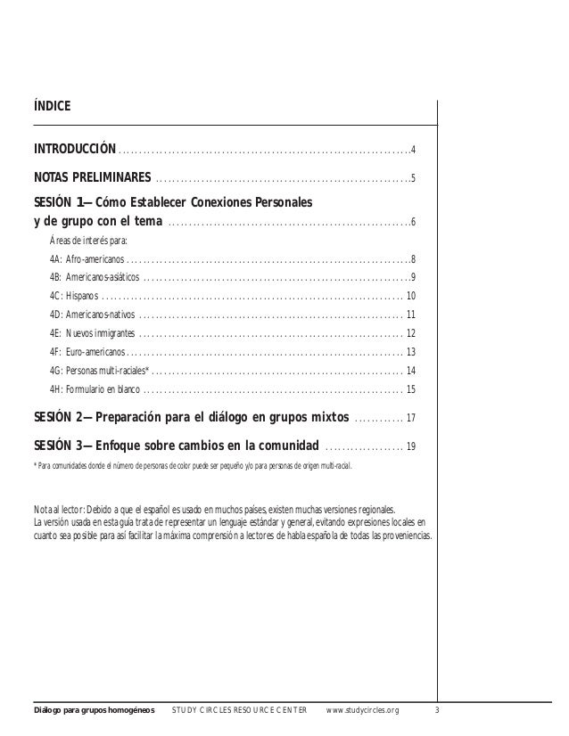 Diálogo para grupos homogéneos Slide 3