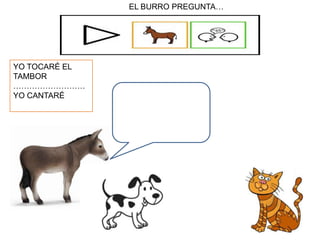 EL BURRO PREGUNTA…




YO TOCARÉ EL
TAMBOR
………………………
YO CANTARÉ
 