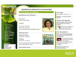 Rang 02: Apotheke am Bahnhof
 