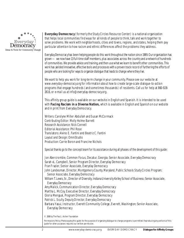 Dialogue for Affinity Groups Slide 2