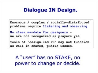 Dialogue as Participatory Design | PPT