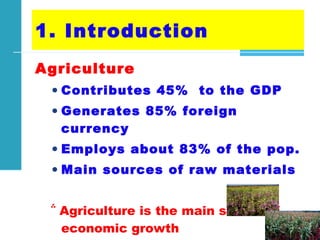 Achievements and challenges in Ethiopian agriculture