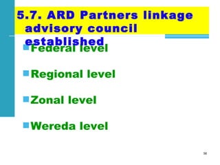 Achievements and challenges in Ethiopian agriculture