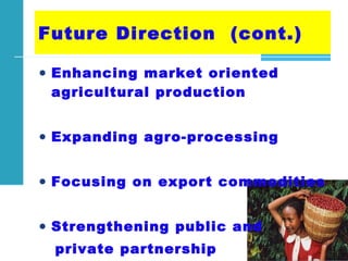 Achievements and challenges in Ethiopian agriculture