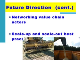 Achievements and challenges in Ethiopian agriculture