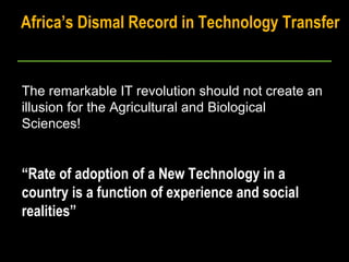 Enhancing science-based development in Africa: Where does Ethiopia stand?