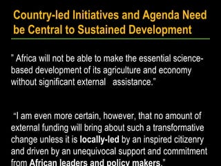 Enhancing science-based development in Africa: Where does Ethiopia stand?