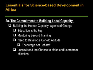 Enhancing science-based development in Africa: Where does Ethiopia stand?