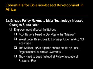 Enhancing science-based development in Africa: Where does Ethiopia stand?