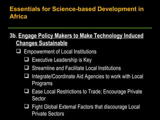 Enhancing science-based development in Africa: Where does Ethiopia stand?