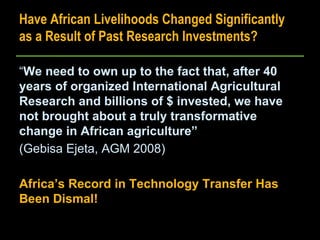 Enhancing science-based development in Africa: Where does Ethiopia stand?