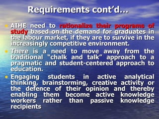 The role of agricultural institutions of higher learning in producing the next generation agricultural leaders in Ethiopia