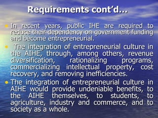 The role of agricultural institutions of higher learning in producing the next generation agricultural leaders in Ethiopia