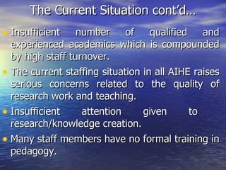 The role of agricultural institutions of higher learning in producing the next generation agricultural leaders in Ethiopia