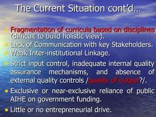 The role of agricultural institutions of higher learning in producing the next generation agricultural leaders in Ethiopia