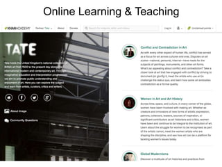 Online Learning & Teaching
 