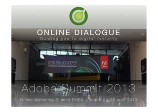 @tonwesseling
@onlinedialogue
DiDo Debrief “Big Data”
# Di Do event spinoff – 18 apr il 2013 – 14:30-17:00
 