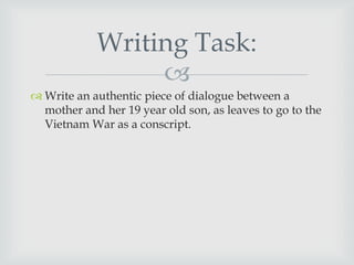 Language Features Dialogue Dialogue language features | PPTX