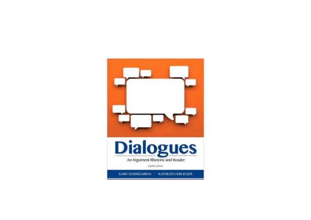 P D F Book Library Dialogues An Argument Rhetoric And Reader 8th Edit