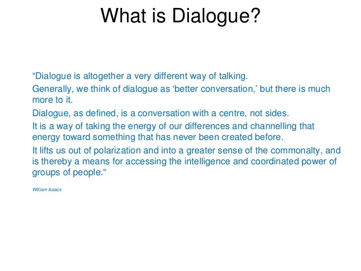 define a conversation