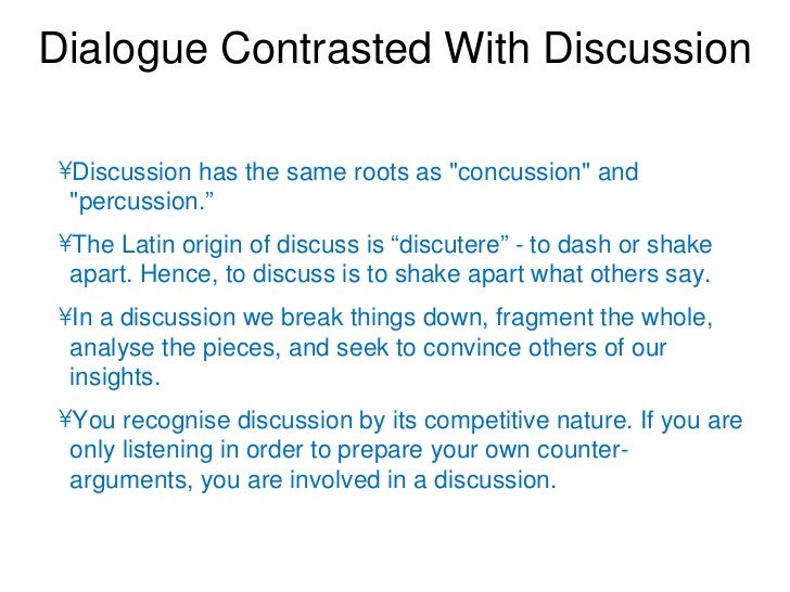 Dialogue for Organizational Performance