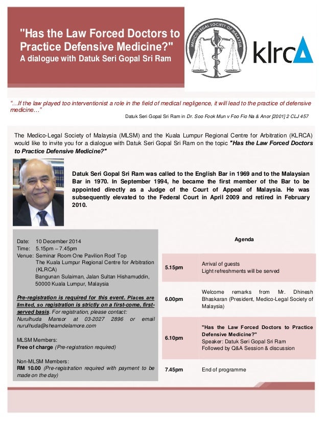 Dialogue With Datuk Seri Gopal Sri Ram