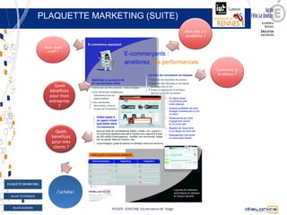 PLAQUETTE MARKETING (SUITE)




                      Quels
                    bénéfices
                    pour mon
                    entreprise
                        ?




                       Quels
                     bénéfices
                     pour mes
                      clients ?




                       J’achète!
BILAN TECHNIQUE


 BILAN HUMAIN
       14                          Copyright © 2012 Dialonics SAS ▪ All rights reserved
 