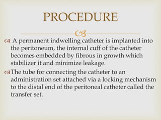 Lacking Procedur Dialysis | PPTX