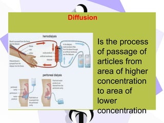 Urinary System Diffusion Dialysis and Renal transplantation | PPTX