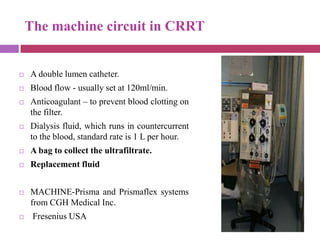 Dialysis various modalities and indices used | PPTX