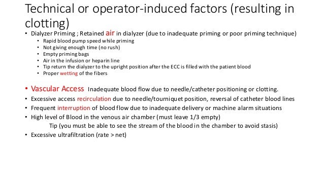 Dialysis without anticoagulation (Heparin Free Dialysis) Dialysis without anticoagulation (Heparin Free Dialysis)