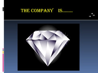 The comPanY is……..
 