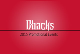 2015 Promotional Events  