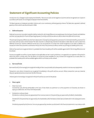 Statement of Significant Accounting Policies
introduction of,or changes to past employment benefits. Past service costs ca...