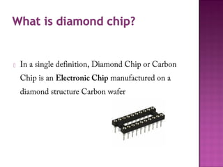 Diamond chip | PPT