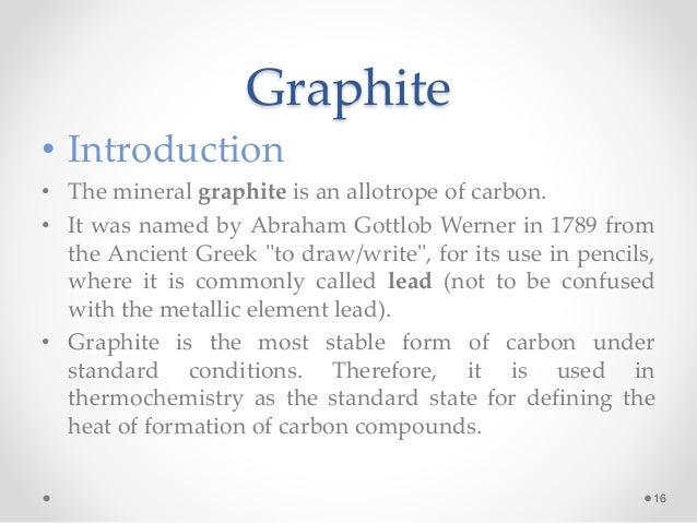 diamond graphite most stable form of carbon