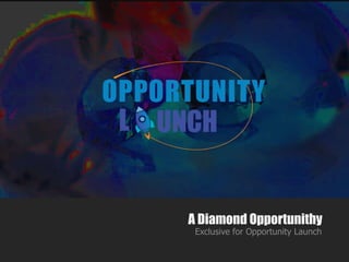 A Diamond Opportunithy
Exclusive for Opportunity Launch
 