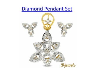 Diamond Pendant Set
 