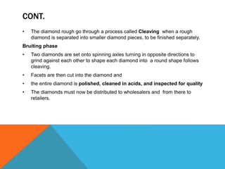 Diamond supply chain | PPTX