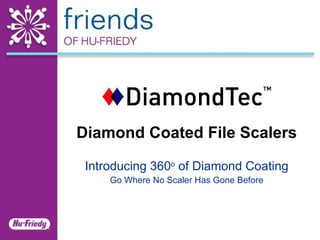 Diamond Coated File Scalers Introducing 360 o  of Diamond Coating Go Where No Scaler Has Gone Before 