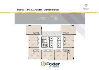 Diamond Tower - Salas de 41 m² a partir de R$ 444 mil à vista